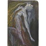 Grey Skeleton Painting Mural Decal Water-Proof Surrealistic Bedroom Wall Covering Clearhalo 'Wall Decor' 'Wall Mural' 1505676