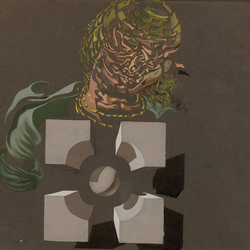 Exceptional Man-Shape Painting Mural for Home Salvador Dali Artwork Wall Decor, Custom Print Clearhalo 'Wall Decor' 'Wall Mural' 1505691