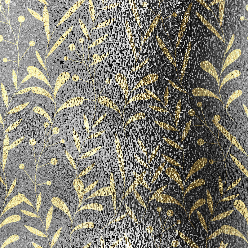 Full Size Foil Wallpaper Mural Artistry Pretty Botanics Wall Decor in Bright Color Clearhalo 'Wall Decor' 'Wall Mural' 1505861