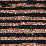 Illustration Foil Stripe Wallpaper Mural for Accent Wall, Dark Color, Made to Measure