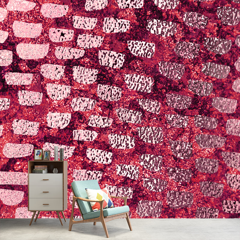 Modernist Spots Foil Wall Mural for Bedroom Personalized Wall Art in Pastel Color Clearhalo 'Wall Decor' 'Wall Mural' 1505934