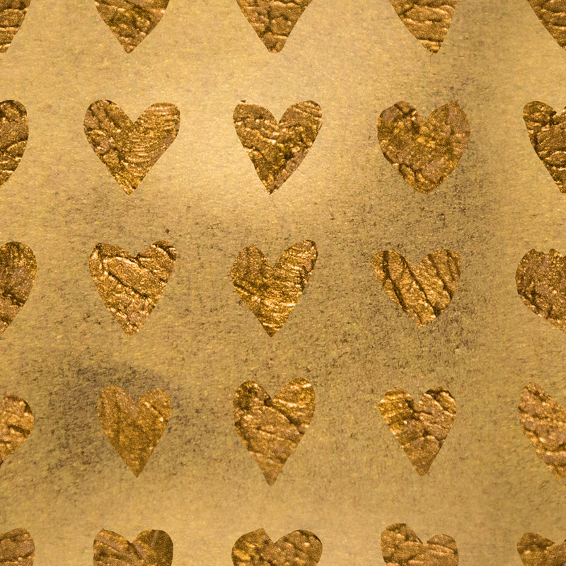 Modern Loving Heart Print Mural Soft-Color Foil Wall Decoration for Girls Bedroom Clearhalo 'Wall Decor' 'Wall Mural' 1505951