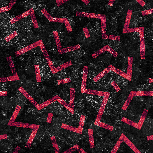 Huge Maze Lines Foil Mural Dark Color Non-Woven Material Wall Covering, Washable, Custom Made Clearhalo 'Wall Decor' 'Wall Mural' 1505961