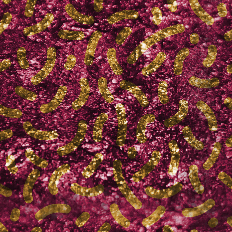 Curves Print Foil Wallpaper Mural Contemporary Glitter Wall Art in Dark Color for Home Clearhalo 'Wall Decor' 'Wall Mural' 1505971