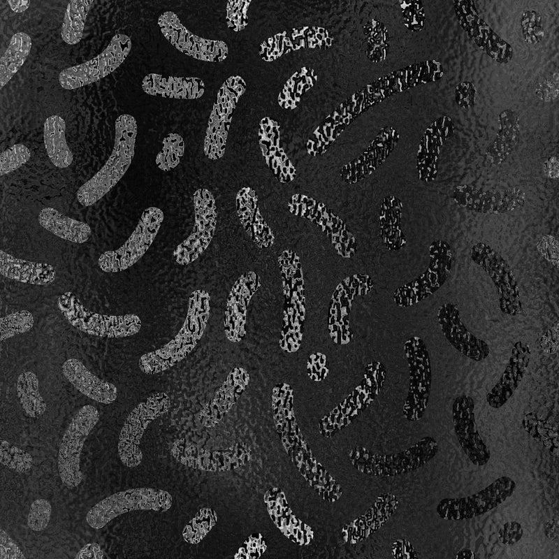 Curves Print Foil Wallpaper Mural Contemporary Glitter Wall Art in Dark Color for Home Clearhalo 'Wall Decor' 'Wall Mural' 1505976