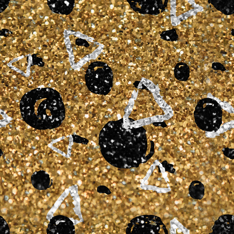 Custom Illustration Artistry Mural with Foil Geometric Shapes Pattern in Pastel Color Clearhalo 'Wall Decor' 'Wall Mural' 1505986