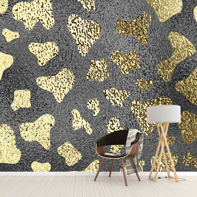 Bright Color Foil Wallpaper Mural Lace Pattern Modern Waterproof Wall Art for Bedroom Clearhalo 'Wall Decor' 'Wall Mural' 1506095