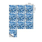 Gradient Blue Mosaics Wallpaper Panels 10 Pcs Tiles Modern Self Sticking Wall Decor for Home Clearhalo 'Wall Decor' 'Wallpaper' 1507411