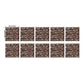 Coffee Brickwork Wallpaper Panels Mosaic Tile Modern Adhesive Wall Decor for Kitchen, 10 Pcs Clearhalo 'Wall Decor' 'Wallpaper' 1507425