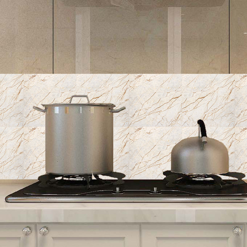 Peel and Stick Marble Wallpapers 18 Pieces PVC Contemporary Wall Covering for Accent Wall Clearhalo 'Modern wall decor' 'Modern' 'Wallpaper' Wall Decor' 1507582