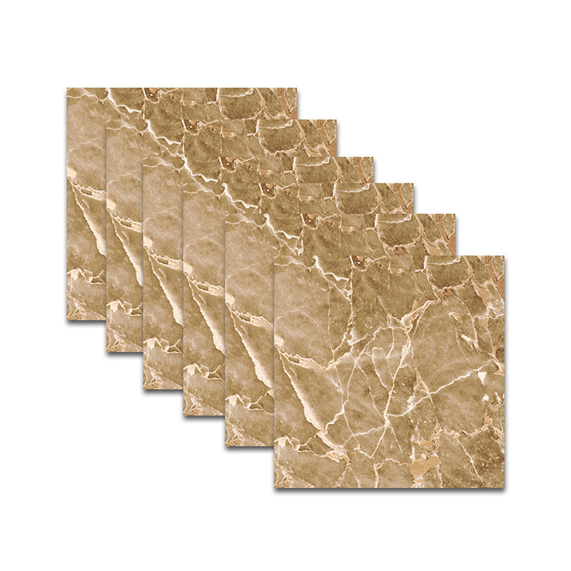Peel and Stick Marble Wallpapers 18 Pieces PVC Contemporary Wall Covering for Accent Wall Clearhalo 'Modern wall decor' 'Modern' 'Wallpaper' Wall Decor' 1507588