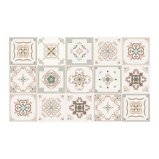 Boho Chic Quatrefoil Wallpaper Panel Set Brown Pick Up Sticks Wall Art for Kitchen Clearhalo 'Wall Decor' 'Wallpaper' 1507917