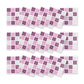 Pink Mosaic Tiles Wallpaper Panel Peel and Stick Wall Decoration for Kitchen, 54 Pcs Clearhalo 'Wall Decor' 'Wallpaper' 1507943