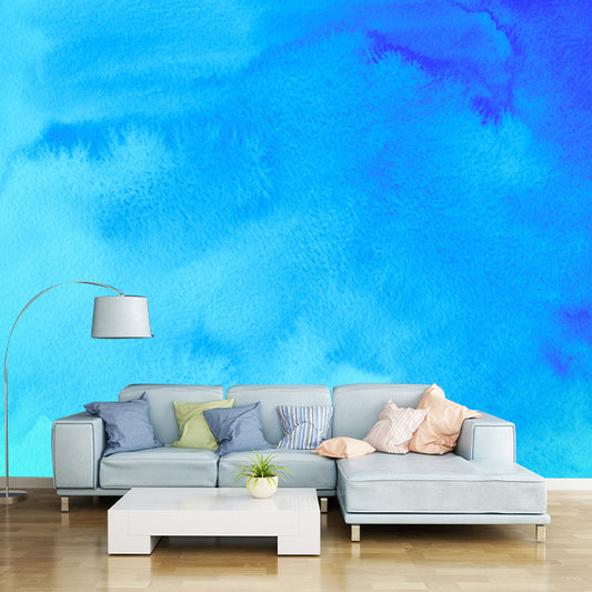 Illustration Watercolor Wall Paper Mural Large Wall Decor for Home, Custom Size Available Clearhalo 'Wall Decor' 'Wall Mural' 1508766