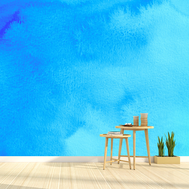 Illustration Watercolor Wall Paper Mural Large Wall Decor for Home, Custom Size Available Clearhalo 'Wall Decor' 'Wall Mural' 1508767