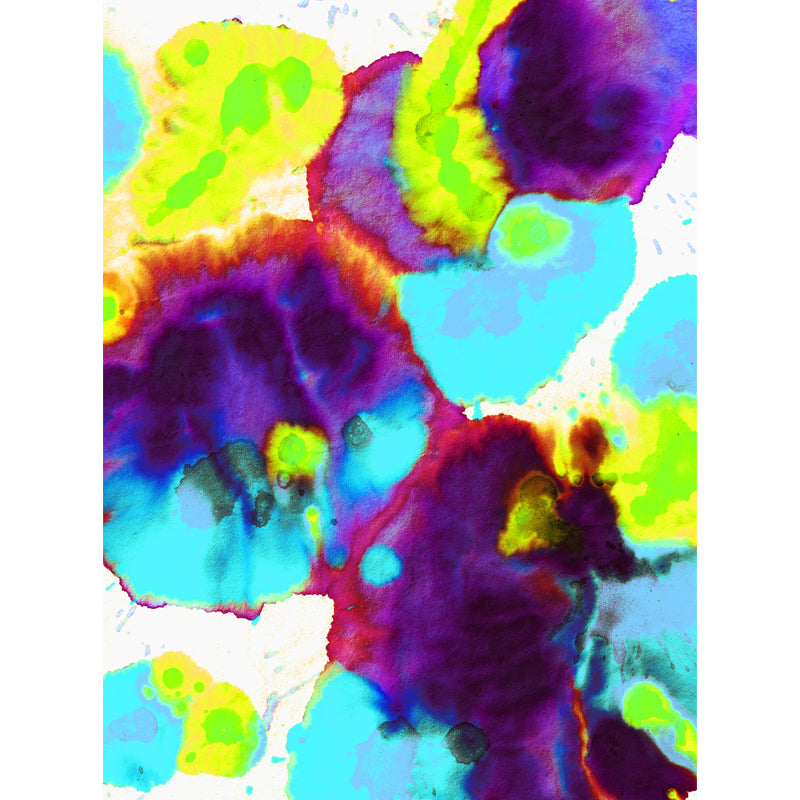 Purple Lotus Leaf Wallpaper Mural Water-Proof Artistry Living Room Wall Decoration Clearhalo 'Wall Decor' 'Wall Mural' 1508888