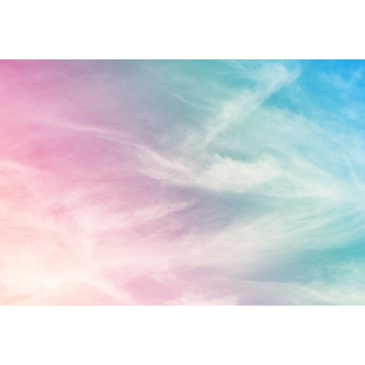 Pink Sky Painting Wall Mural Decal Moisture-Resistant Wall Covering for Living Room Clearhalo 'Wall Decor' 'Wall Mural' 1508903