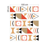 Bohemian Wallpaper Panel Set Vinyl Peel and Stick Wallpaper for Kitchen Backsplash Clearhalo 'Wall Decor' 'Wallpaper' 1508938