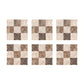 Brown Marble Wallpaper Panels Mosaics Modern Peel and Paste Wall Decor for Kitchen Clearhalo 'Modern wall decor' 'Modern' 'Wallpaper' Wall Decor' 1512263