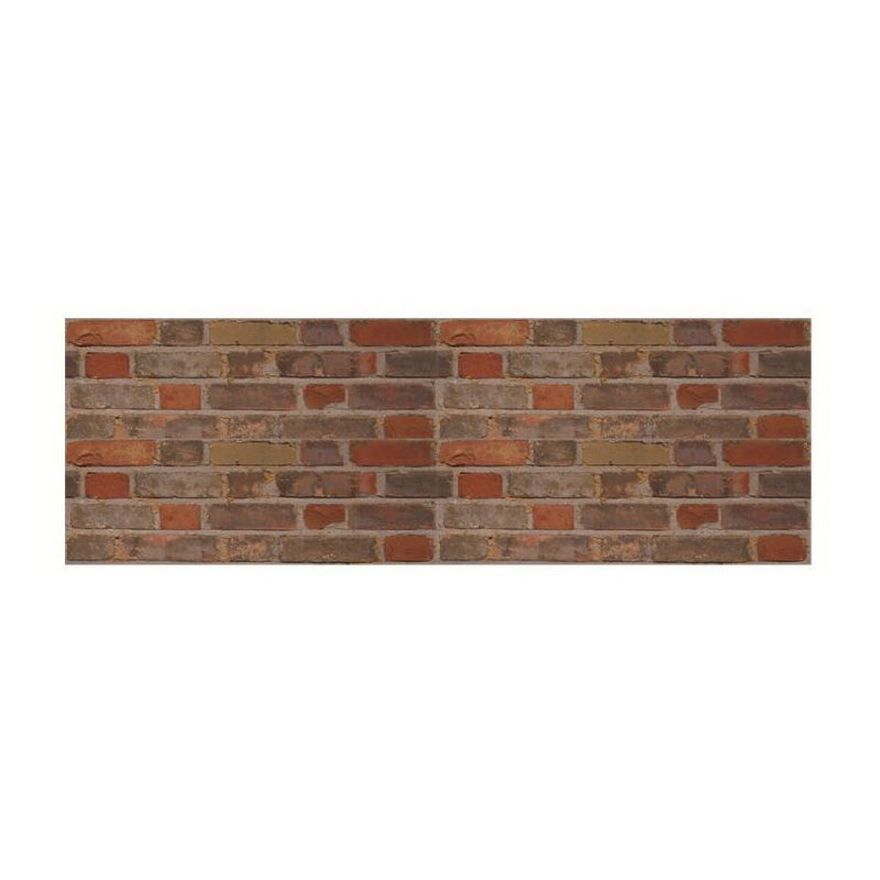 Industrial Brick Look Peel Wallpaper Panels for Living Room 4.6-sq ft Wall Decor in Grey-Red Clearhalo 'Industrial wall decor' 'Industrial' 'Wallpaper' Wall Decor' 1512318