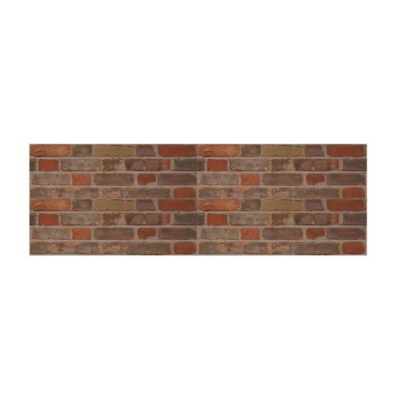 Industrial Brick Look Peel Wallpaper Panels for Living Room 4.6-sq ft Wall Decor in Grey-Red Clearhalo 'Industrial wall decor' 'Industrial' 'Wallpaper' Wall Decor' 1512318