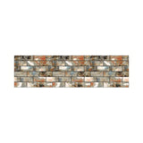 Grey-Green Brickwork Wallpapers Graffiti Cyberpunk Peel off Wall Art for Kitchen Clearhalo 'Industrial wall decor' 'Industrial' 'Wallpaper' Wall Decor' 1512328