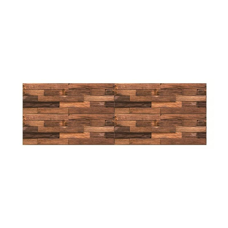 Brown Industrial Wallpaper Panel Set 4.6-sq ft Wood Look Adhesive Wall Covering for Home Clearhalo 'Industrial wall decor' 'Industrial' 'Wallpaper' Wall Decor' 1512348