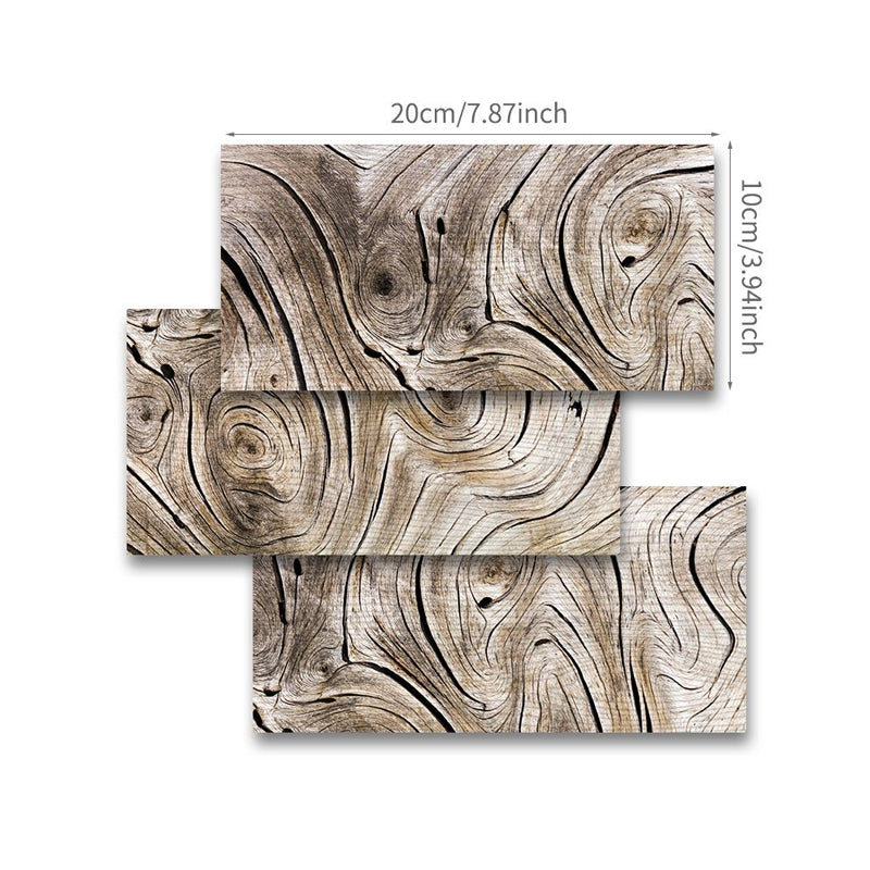 Brown Timber Annual Rings Wallpapers Pick Up Sticks Rustic Kitchen Wall Covering Clearhalo 'Country wall decor' 'Rustic' 'Wallpaper' Wall Decor' 1512522