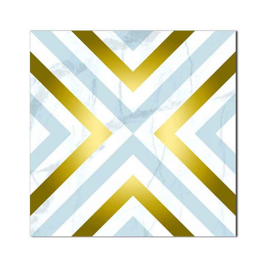 Gold Modern Peel Wallpaper Panel Set 8' L x 8" W Rhombus Pattern Wall Art for Home Clearhalo 'Wall Decor' 'Wallpaper' 1512800