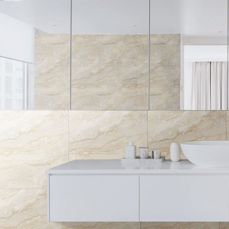 Brown Marble Wallpaper Panel Set Stick On Minimalist Dining Room Wall Art, 12' x 12" Clearhalo 'Modern wall decor' 'Modern' 'Wallpaper' Wall Decor' 1512833