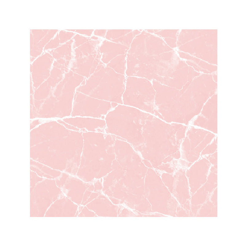 Pink Marble Look Wallpaper Panels Peel and Paste Modernist Bedroom Wall Covering Clearhalo 'Modern wall decor' 'Modern' 'Wallpaper' Wall Decor' 1512870