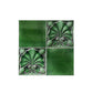 Retro Floral Mosaics Wallpaper Panel Set 20 Pieces Green Peel and Stick Wall Art for Washroom Clearhalo 'Wall Decor' 'Wallpaper' 1512958