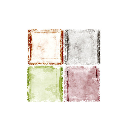 Distressed Mosaic Tile Peel Wallpapers Modern Temporary Kitchen Wall Covering, 7.8-sq ft (18 Pcs) Clearhalo 'Wall Decor' 'Wallpaper' 1513043