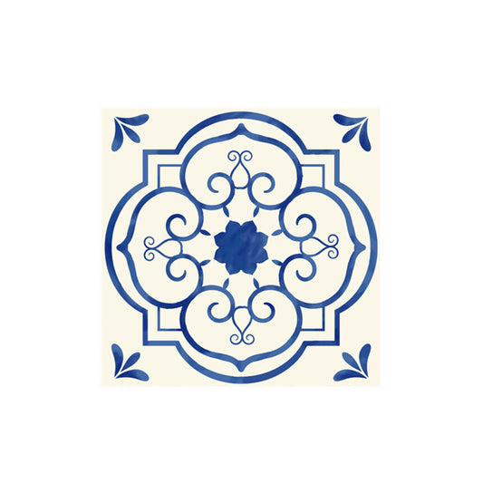 20 Pcs Blue Flower Wallpaper Panels Pick Up Sticks Kitchen Backsplash Wall Decor Clearhalo 'Wall Decor' 'Wallpaper' 1513103