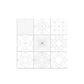White Geometric Shapes Wallpaper Panel 18 Pieces Easy Peel off Wall Decor for Bathroom Clearhalo 'Modern wall decor' 'Modern' 'Wallpaper' Wall Decor' 1513303