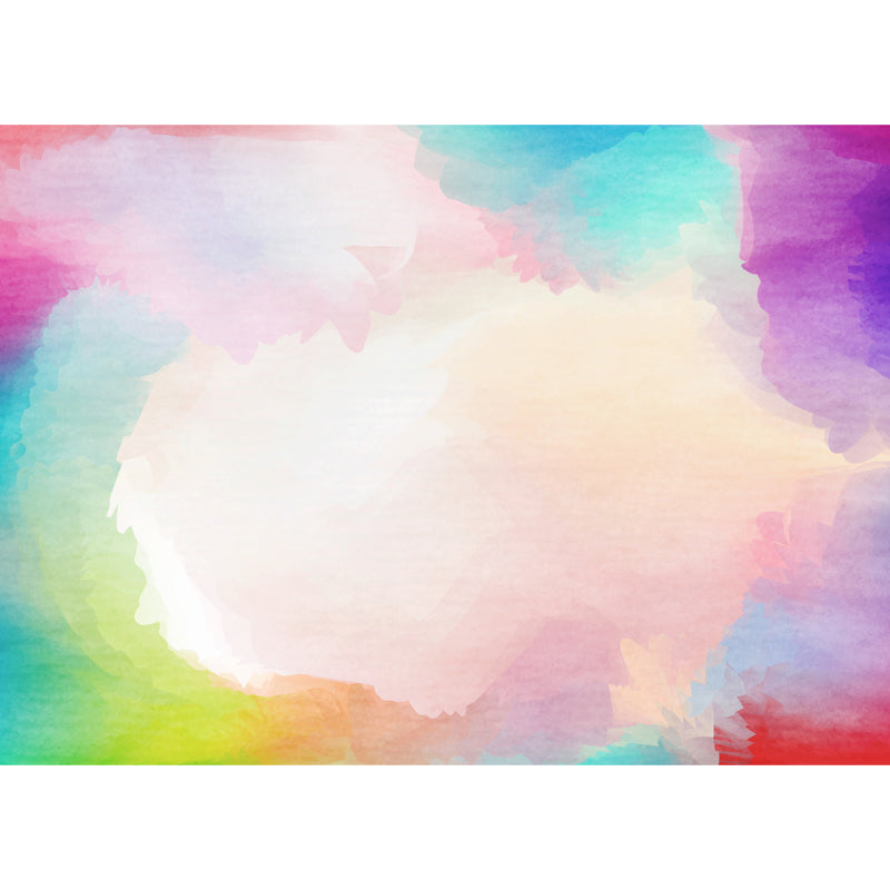 Cloud Wall Paper Mural Pink Art Deco Wall Covering for Girls Bedroom, Custom Print Clearhalo 'Wall Decor' 'Wall Mural' 1513412