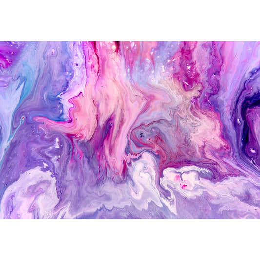 Purple Cascade Watercolor Mural Water Resistant Artistic Bedroom Wall Decoration Clearhalo 'Wall Decor' 'Wall Mural' 1513457