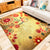 Vintage Floral Vine Rug in Yellow Bohemian Rug Polyester Anti-Slip Rug for Living Room Yellow Clearhalo 'Area Rug' 'Bohemian' 'Rugs' Rug' 1516068
