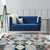 Moroccan Living Room Rug Colorful Flower Leaf Diamond Pattern Carpet Polyester Anti-Slip Area Rug Brown Clearhalo 'Area Rug' 'Moroccan' 'Rugs' Rug' 1516101