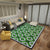 Green Bedroom Rug Moroccan Circle Cross Pattern Rug Polyester Non-Slip Backing Area Rug Green Clearhalo 'Area Rug' 'Moroccan' 'Rugs' Rug' 1516392