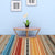 Eclectic Stripe Wave Rug Multicolor Bohemian Carpet Polyester Washable Carpet for Living Room Brown Clearhalo 'Area Rug' 'Bohemian' 'Rugs' Rug' 1516514