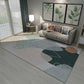 Novelty Home Decoration Rug in Grey and Ivory Color Block Print Area Rug Polyester Washable Carpet Green Clearhalo 'Area Rug' 'Rug' 1516829