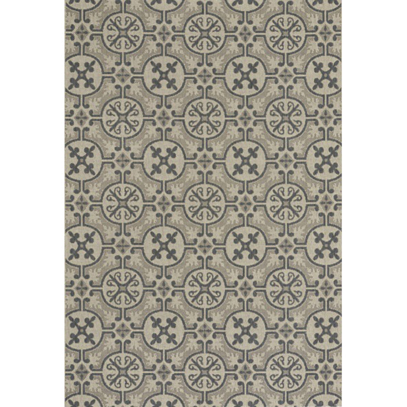Moroccan Circle Motif Pattern Rug in Brown Polyester Carpet Anti-Slip Area Rug for Home Decoration Clearhalo 'Area Rug' 'Moroccan' 'Rugs' Rug' 1517013