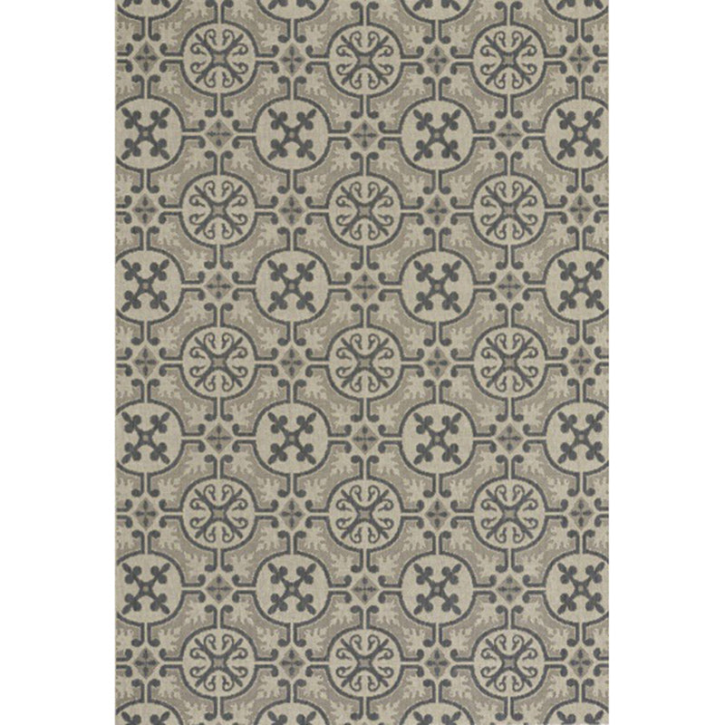 Moroccan Circle Motif Pattern Rug in Brown Polyester Carpet Anti-Slip Area Rug for Home Decoration Clearhalo 'Area Rug' 'Moroccan' 'Rugs' Rug' 1517013