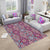Purple Bedroom Rug Moroccan Floral Rhombus Pattern Rug Polyester Non-Slip Backing Area Rug Pink Clearhalo 'Area Rug' 'Moroccan' 'Rugs' Rug' 1517038