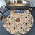 Vintage Southwestern Geometric Rug Beige Tribal Rug Polyester Non-Slip Backing Carpet for Living Room Beige Clearhalo 'Area Rug' 'Rugs' 'Southwestern' Rug' 1517074