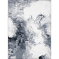 Simple Modern Rug in White and Grey Abstract Oil-painting Print Area Rug Polyester Washable Carpet for Home Decoration Clearhalo 'Area Rug' 'Modern' 'Rugs' Rug' 1517293