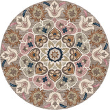 Retro Southwestern Rug Brown Tribal Rug Synthetics Non-Slip Backing Area Rug for Living Room Clearhalo 'Area Rug' 'Rugs' 'Southwestern' Rug' 1517518