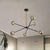 Simple Style Stacked Pendant Lamp with Bubble Shade Iron Chandelier for Hotel Living Room 6 Smoke Gray Clearhalo 'Ceiling Lights' 'Chandeliers' 'Clear' 'Industrial' 'Modern Chandeliers' 'Modern' 'Tiffany' 'Traditional Chandeliers' Lighting' 1523117
