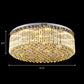 Clear Crystal Drum Flush Mount Light Contemporary 19.5"/23.5" Wide LED Ceiling Lamp for Living Room Clearhalo 'Ceiling Lights' 'Close To Ceiling Lights' 'Close to ceiling' 'Flush mount' Lighting' 152410